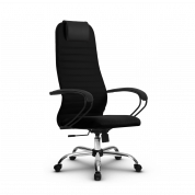 Кресло компьютерное SU-BP-10 Ch черный, хром 