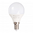 Лампа светодиодная Ермак G45, 5 Вт, E14, 400 Лм, 4000К, холодный свет