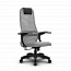 Кресло компьютерное SU-BM-8PL светло-серое, пятилучье пластик