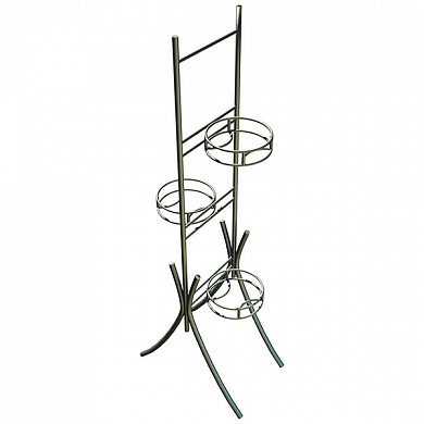 Подставка для цветов "Лесенка-3", вертикальная, металлическая купить