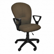 Кресло офисное Престиж-Варна, светло-коричневая ткань 