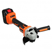 Машина шлифовальная угл. Аккум УШМ-125/21В, Li-On, 4А*ч, 2 АКБ, 0-8000об, быстр.зарядка, кейс. купить