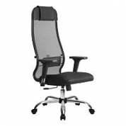 (УЦЕНКА!) Кресло офисное Комплект 18/2D, хром, черная сетка 
