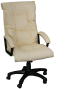 Кресло для офиса Фортуна 5(6) бежевый кожзам, Аленсио 