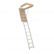 Лестница чердачная деревянная с люком 1200х600 мм, ЧЛ-14, высота - 2,8м купить