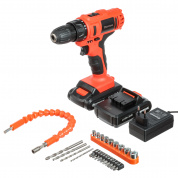 Набор электроинструмента 29 предметов, шуруповерт 20В (2А*ч, 2шт, 35Н*м) (ONE) Ермак купить