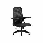 Кресло офисное CP-8PL МЕТТА черная сетка, пластик пятилучье до 90 кг 