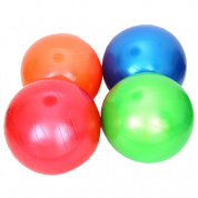 Мяч для фитнеса гимнастический ПВХ, d75см, 900гр 6 цв в коробке купить