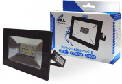 Прожектор LED 20W VLF5-20-6500-mini-B 6500К 1200Лм 220V IP65 черный VKL electric  купить