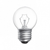 Электрическая лампа 60Вт шар прозрачный, патрон Е14 купить
