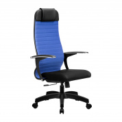 Кресло офисное BP МЕТТА сине - черный, комплект 22, пятилучье пластик  