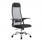 Кресло для руководителя BP черный, комплект 14, пятилучье хром до 120 кг 