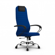 Кресло компьютерное SU-BP-10 Ch синее, хром 