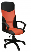 Кресло компьютерное Элегант L6 пластик оранжевая сетка, пиастра 