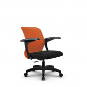 Кресло офисное SU-M-4P оранжево-черный 