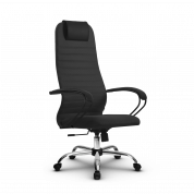 Кресло компьютерное SU-BP-10 Ch темно-серое, хром 