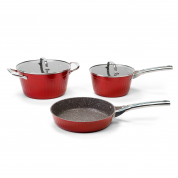 Набор посуды 5 предметов GALAXY LINE GL9515 (красный) (Уценка - мятая упаковка) купить