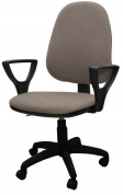 Компьютерное кресло Престиж Поло, светло-коричневая ткань 