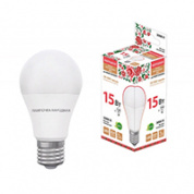 Лампа светодиодная НЛ-LED-A60 15 Вт 3000 Е27, груша, Народная купить
