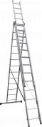 Лестница трехсекционная 3х13, алюминий, с поручнями NV1230 купить недорого