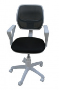 Кресло компьютерное Форум-2 белая, темно-серая сетка 