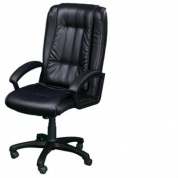 Кресло офисное Фортуна 5(9) черный кожзам, Аленсио 