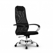 Кресло компьютерное SU-BP-8 CH черный, хром 