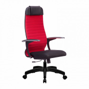Кресло офисное BP МЕТТА красно-черный, комплект 22, пятилучье пластик  
