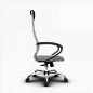 Кресло компьютерное SU-BP-8 CH светло-серое, хром