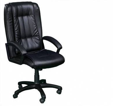 Кресло офисное Фортуна 5(9) черный кожзам, Аленсио