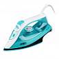 Утюг с отпаривателем 2200 Вт, подошва - тефлон, голубой LEBEN