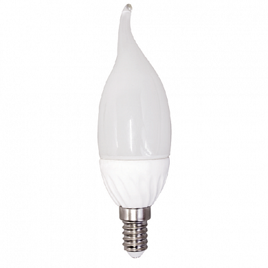 Лампа светодиодная 5 Вт, E14, свеча на ветру, 4000К, 220V Forza купить