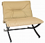 Диван каркасный складной 2-х местный бежевый, для офиса