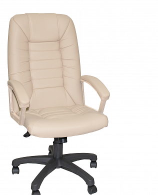 Кресло руководителя Фортуна 5(14) бежевый кожзам, Аленсио
