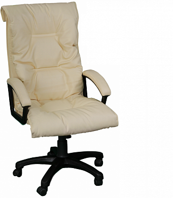 Кресло офисное Фортуна 5(15) бежевый кожзам, Аленсио