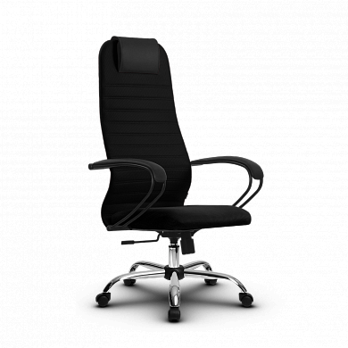 Кресло компьютерное SU-BP-10 Ch черный, хром