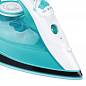 Утюг с отпаривателем 2200 Вт, подошва - тефлон, голубой LEBEN