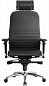 Офисное кресло Samurai K-3.04, черная кожа