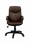 Кресло офисное Фортуна 5 (061) коричневый кожзам, пятилучье пластик, Аленсио