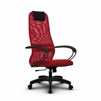 Кресло компьютерное SU-BP-8 PL красное, пластик