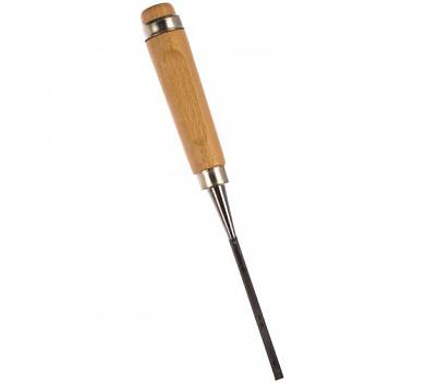 Стамеска-долото ручка дерево 6 мм купить