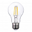 Лампа филаментная Leben A60, 5W, E27, 400lm, 4000K, холодный свет