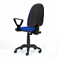Компьютерное кресло Престиж Поло, черно-синяя ткань