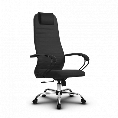 Кресло компьютерное SU-BP-10 Ch темно-серое, хром