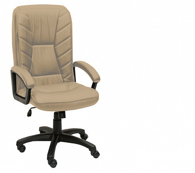 Кресло офисное Фортуна 5(1) бежевый кожзам, Аленсио