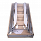 Лестница чердачная деревянная с люком 1200х600 мм, ЧЛ-14, высота - 2,8м