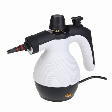 Пароочиститель, 1000Вт, 9 насадок, от сети 220В, серый Leben купить