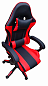Игровое компьютерное кресло, черно-красный, пластик