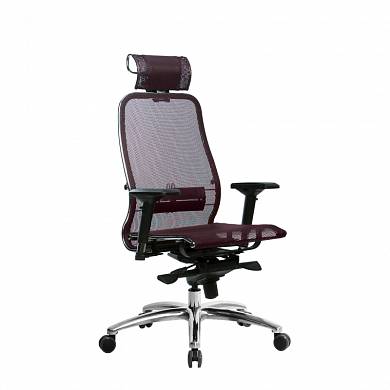 Офисное кресло Samurai S-3.02 темно-бордовый