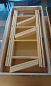 Лестница чердачная деревянная с утепленным люком 600*1200 мм, ЧЛ-15, L-2800мм
